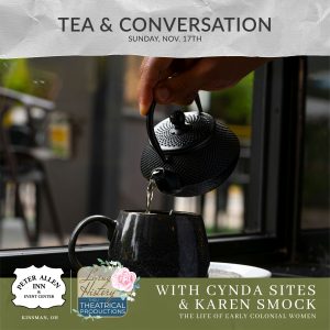 Tea and Convo Colonial Women