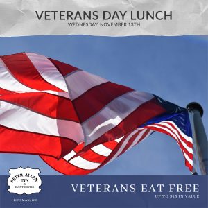 2024 Veterans Day Lunch Special Event Post