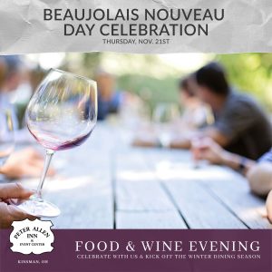 Beaujolais Nouveau Day Celebration at The Peter Allen Inn